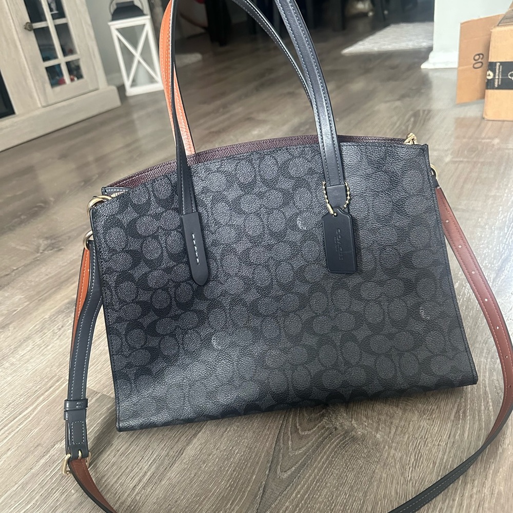 Coach leather bag